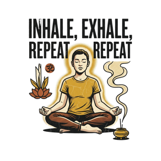 INHALE, EXHALE, REPEAT — art by Bazzai Studio