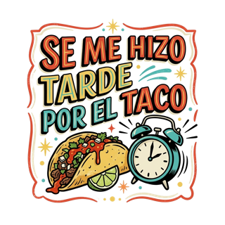 SE ME HIZO TARDE POR EL TACO — art by Bazzai Studio