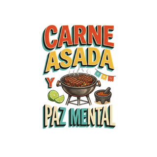 CARNE ASADA Y PAZ MENTAL — art by Bazzai Studio