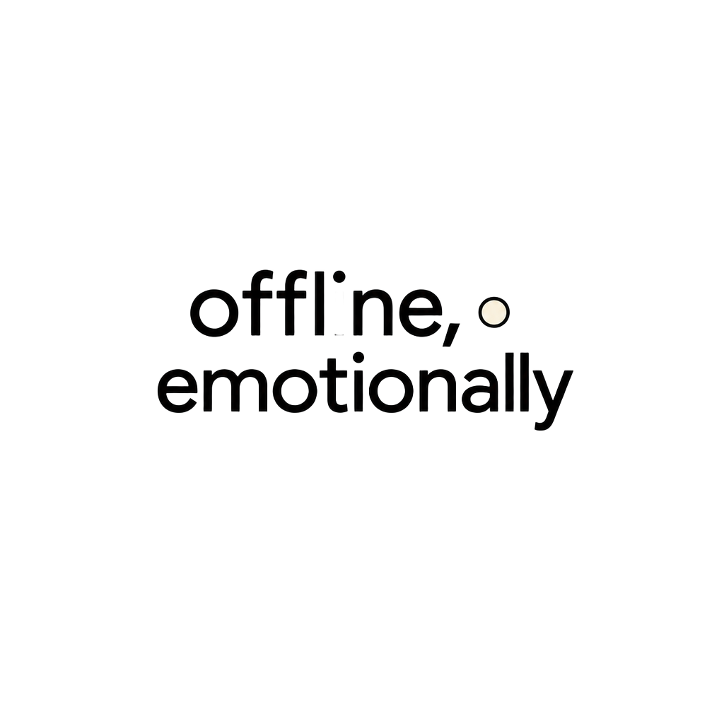 offline, emotionally — art by Bazzai Studio