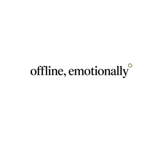 offline, emotionally — art by Bazzai Studio