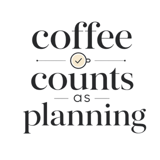 coffee counts as planning — art by Bazzai Studio