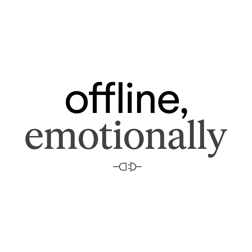 offline, emotionally — art by Bazzai Studio