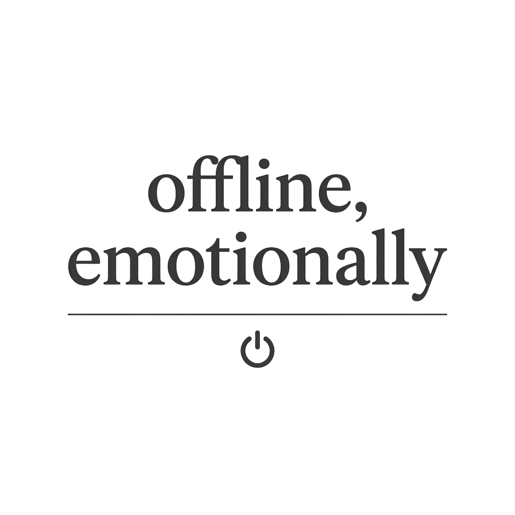 offline, emotionally — art by Bazzai Studio
