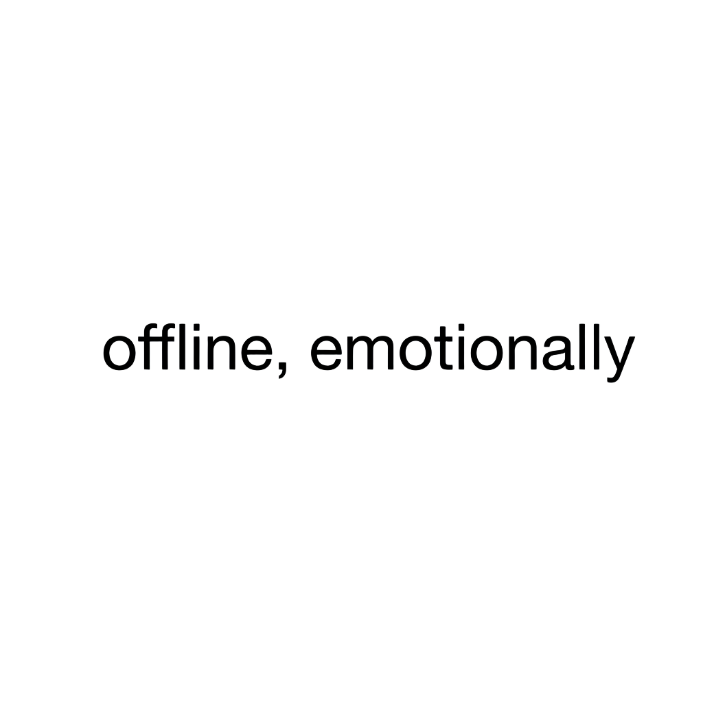 offline, emotionally — art by Bazzai Studio
