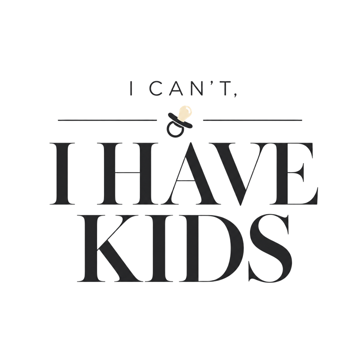 I CAN'T, I HAVE KIDS — mom life chaos t-shirt design by Bazzai Studio