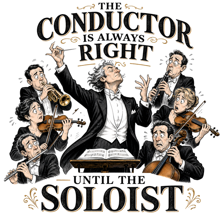 Classical Music Humor — mom life chaos t-shirt design by Bazzai Studio