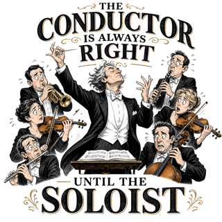 Classical Music Humor — art by Bazzai Studio