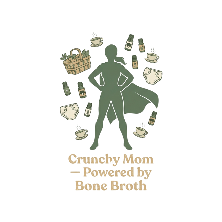 Crunchy Mom — mom life chaos t-shirt design by Bazzai Studio
