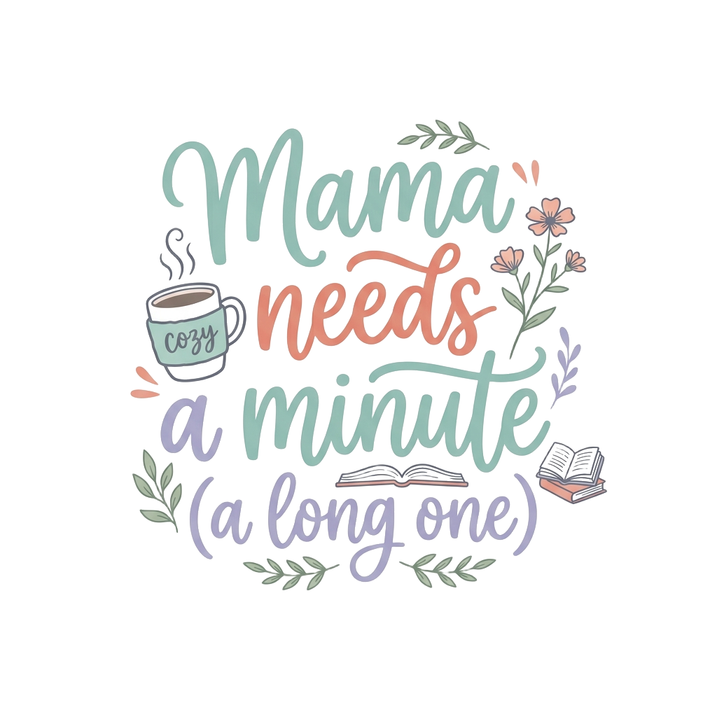 Mama needs a minute (a long one) — art by Bazzai Studio