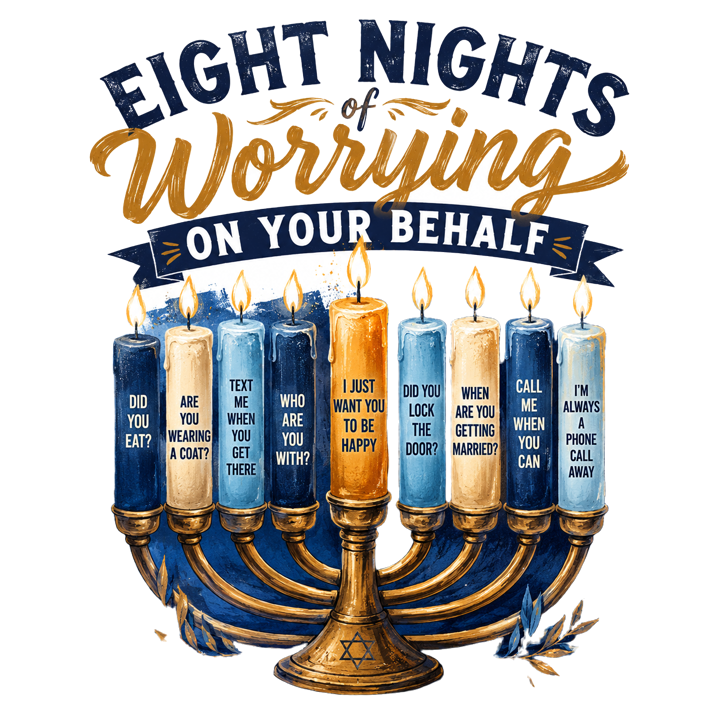 Jewish Humor — mom life chaos t-shirt design by Bazzai Studio