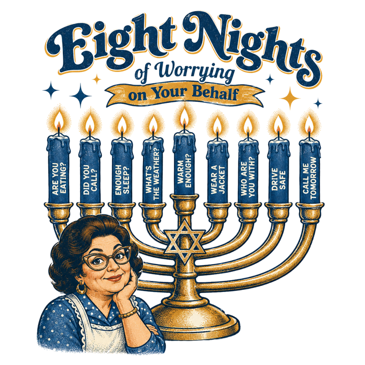 Jewish Humor — mom life chaos t-shirt design by Bazzai Studio