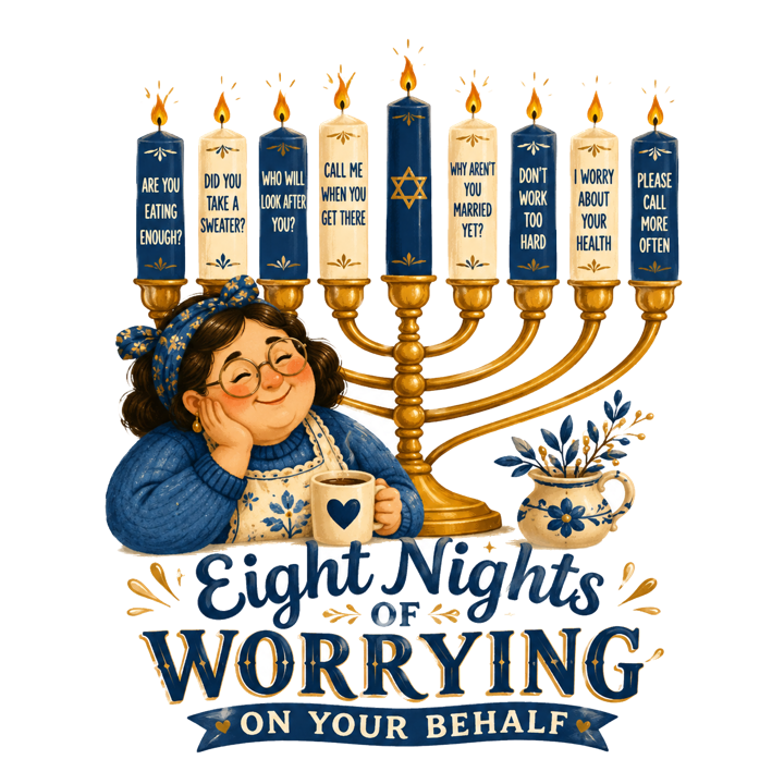Jewish Humor — mom life chaos t-shirt design by Bazzai Studio