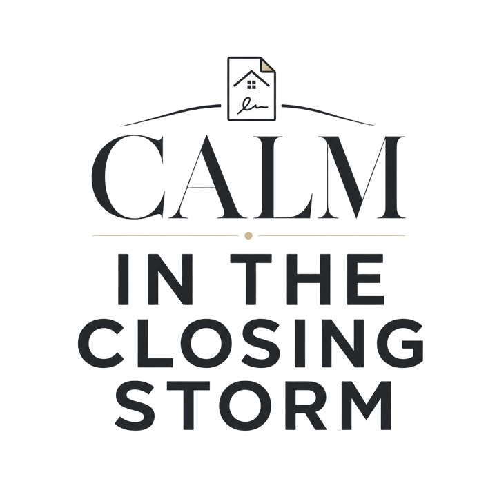 CALM IN THE CLOSING STORM — mortgage t-shirt design by Bazzai Studio