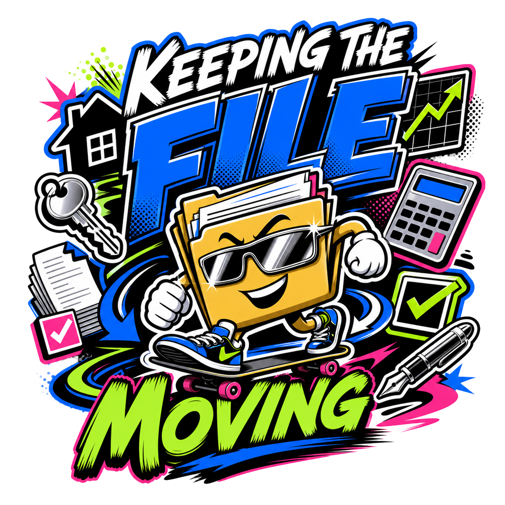 KEEPING THE FILE MOVING — art by Bazzai Studio