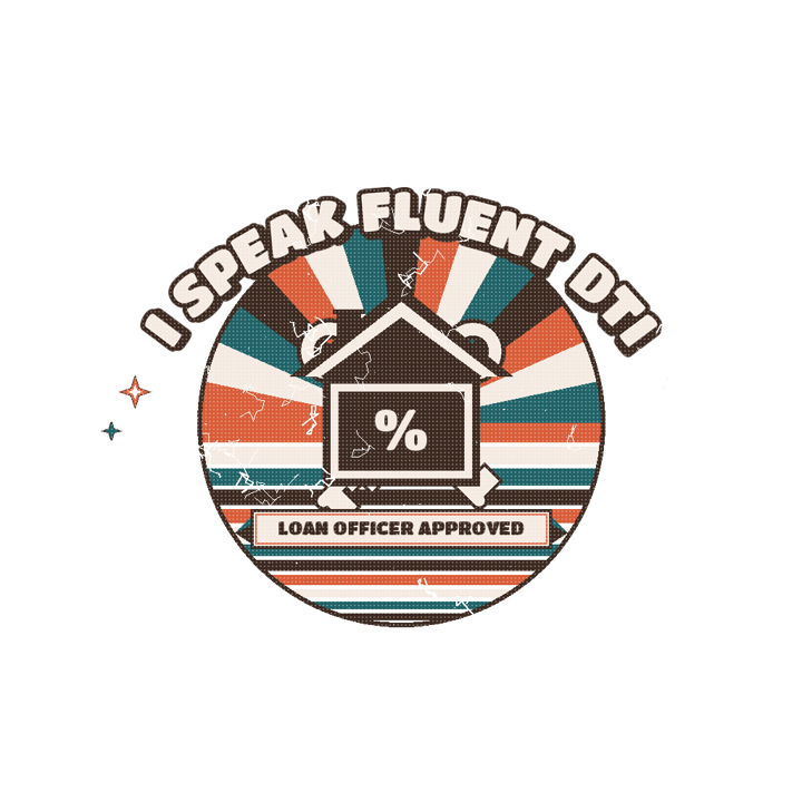 I SPEAK FLUENT DTI — mortgage t-shirt design by Bazzai Studio