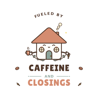 FUELED BY CAFFEINE AND CLOSINGS — art by Bazzai Studio