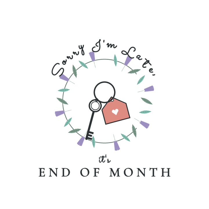 SORRY I'M LATE, IT'S END OF MONTH — mortgage t-shirt design by Bazzai Studio