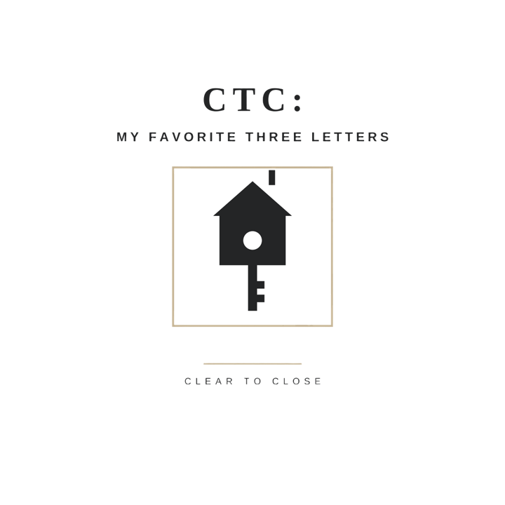 CTC: MY FAVORITE THREE LETTERS — mortgage t-shirt design by Bazzai Studio