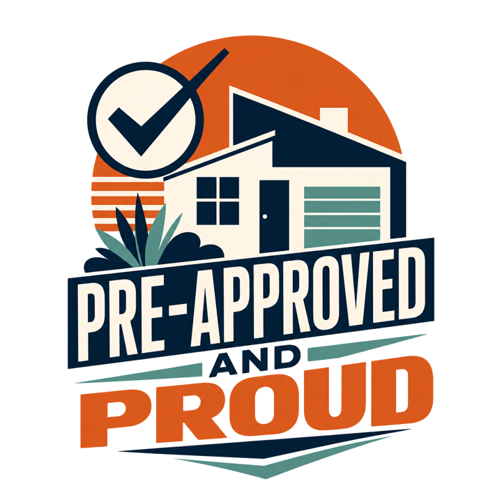 PRE-APPROVED AND PROUD — mortgage t-shirt design by Bazzai Studio