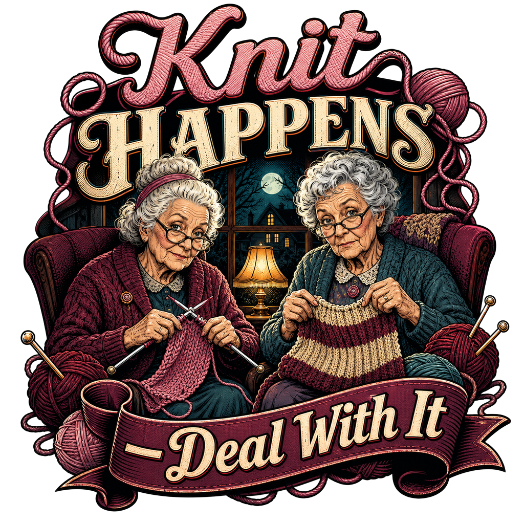 Knitting Night Shift — art by Bazzai Studio