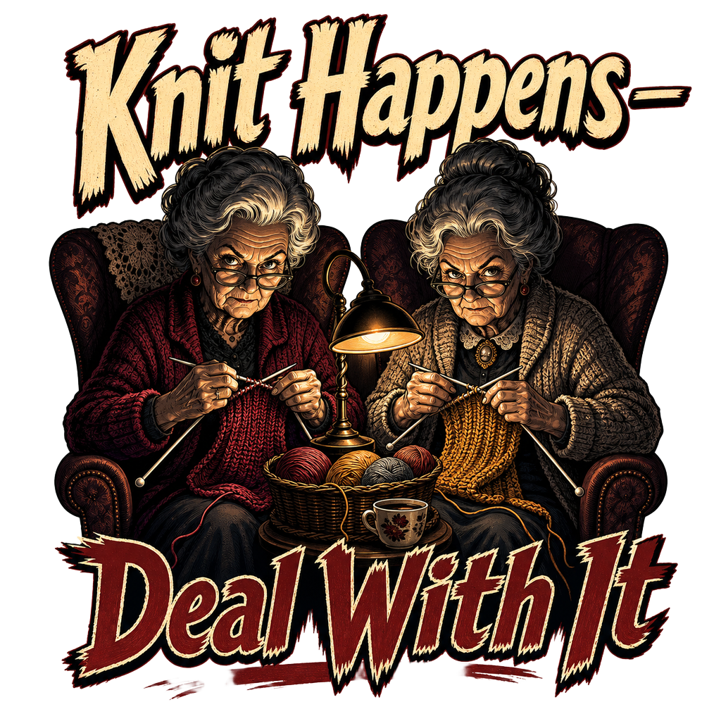 Knitting Night Shift — art by Bazzai Studio