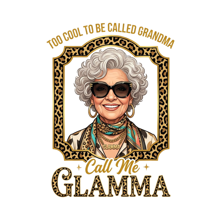 Cool Grandma (Glamma) — nana t-shirt design by Bazzai Studio