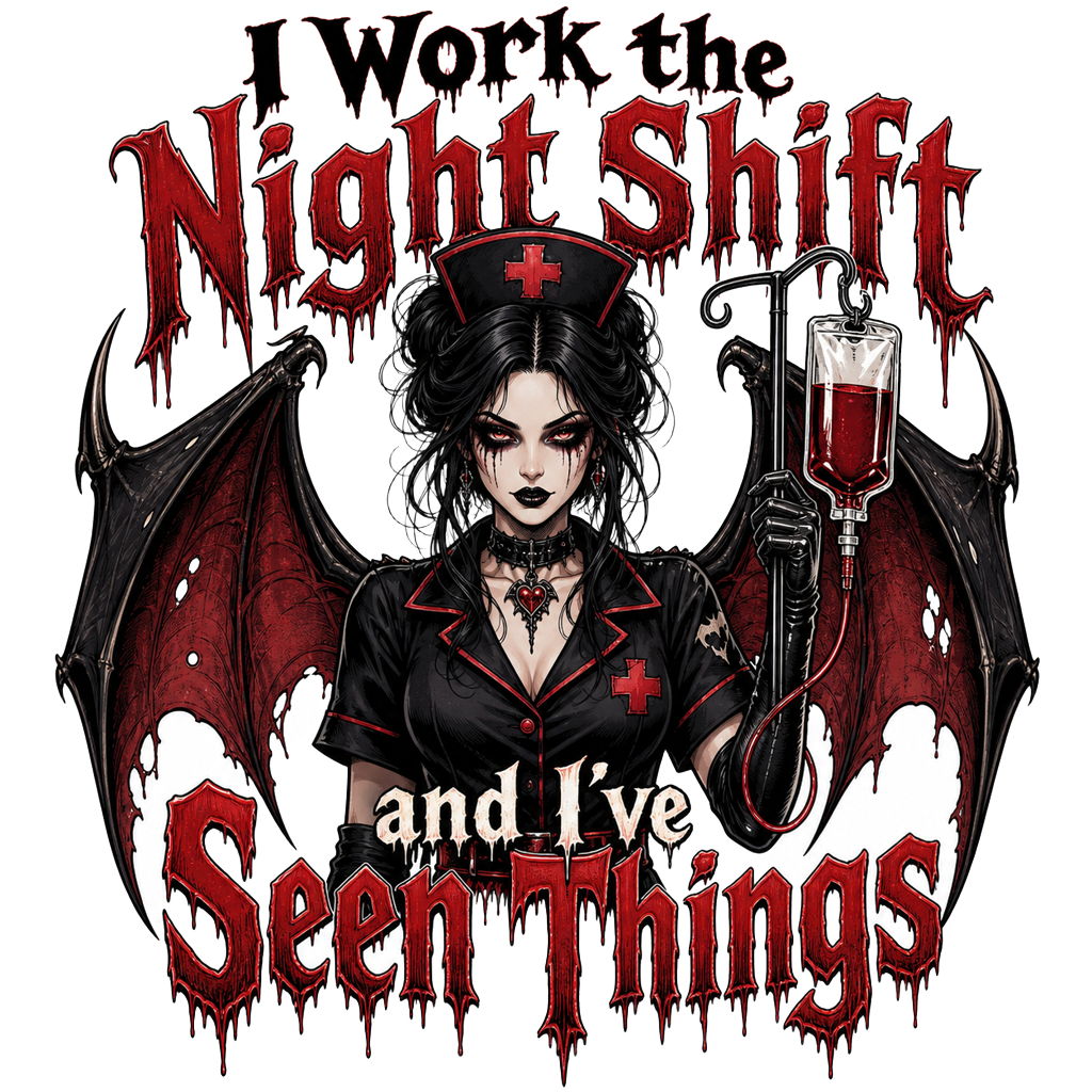 Nurse Night Shift Spooky — art by Bazzai Studio