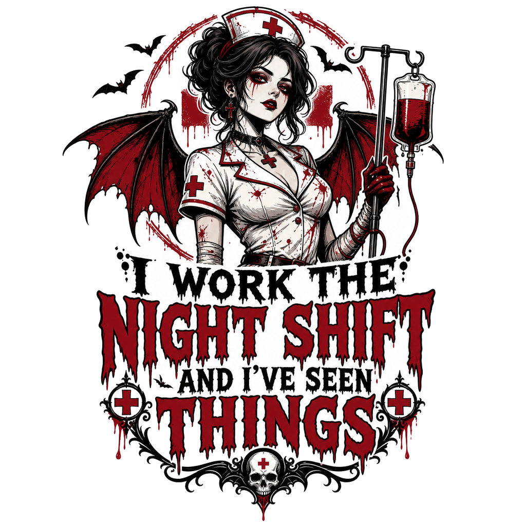 Nurse Night Shift Spooky — art by Bazzai Studio