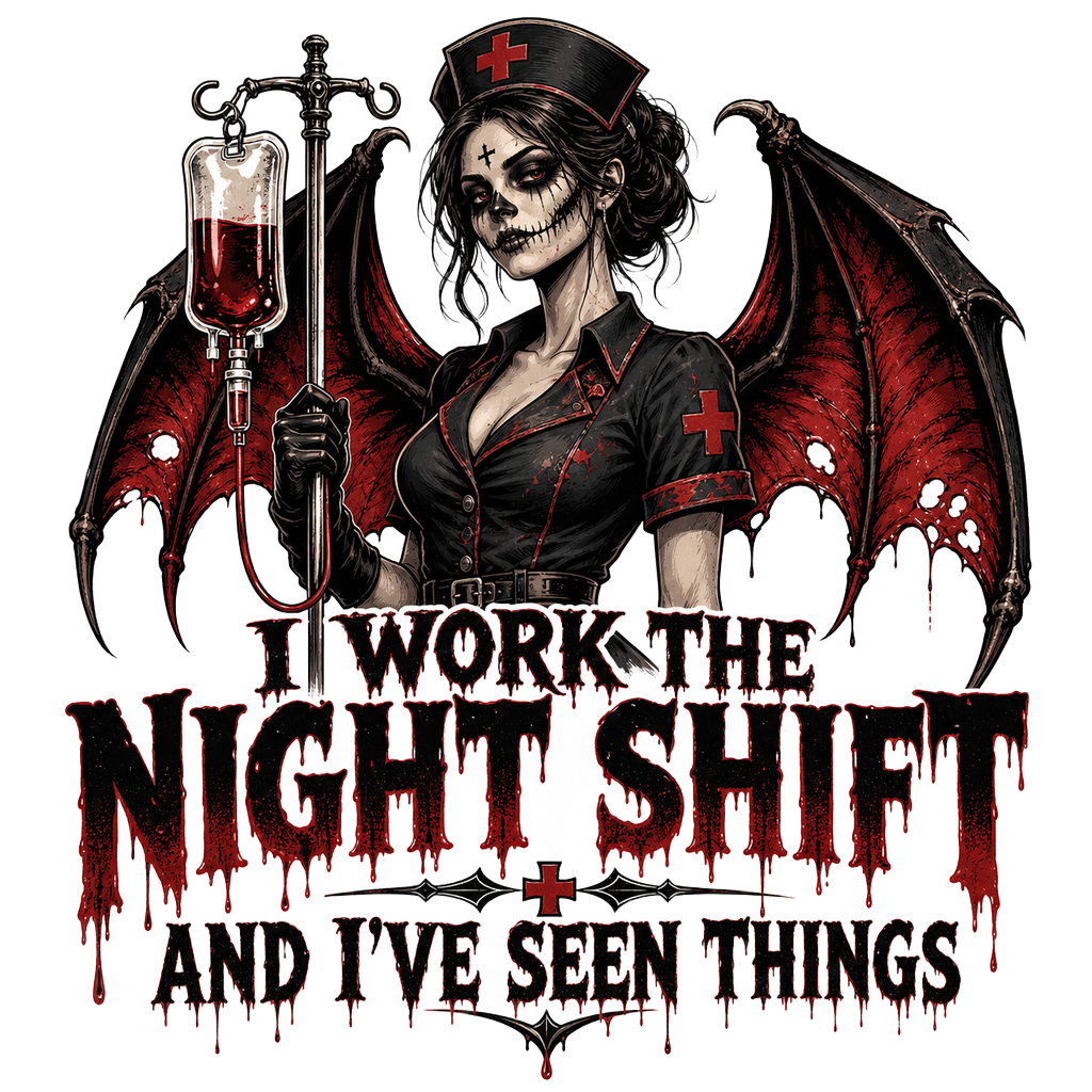 Nurse Night Shift Spooky — art by Bazzai Studio