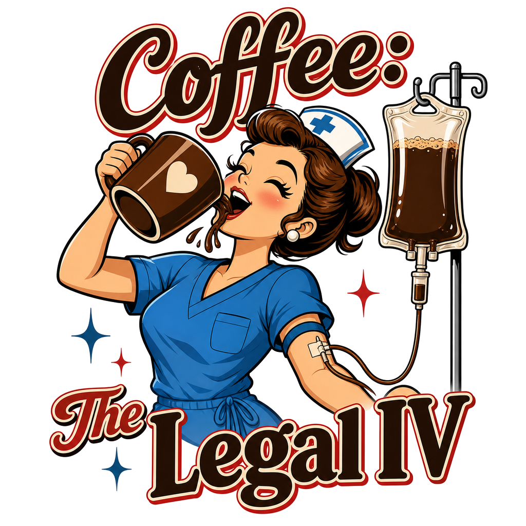 Nurse + Coffee — art by Bazzai Studio