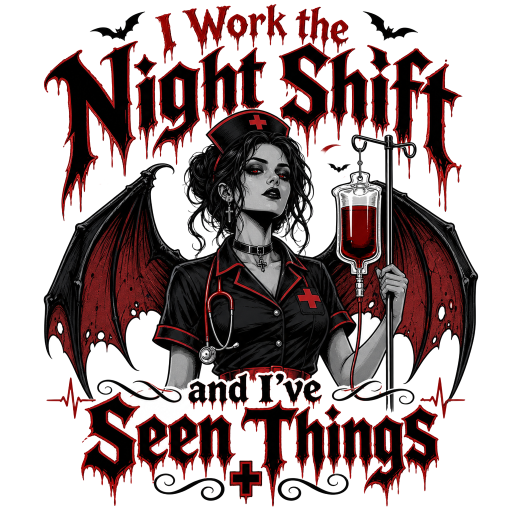Nurse Night Shift Spooky — art by Bazzai Studio
