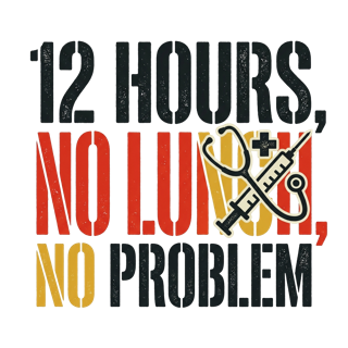 12 HOURS, NO LUNCH, NO PROBLEM — art by Bazzai Studio