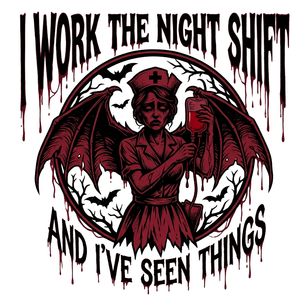 Nurse Night Shift Spooky — art by Bazzai Studio