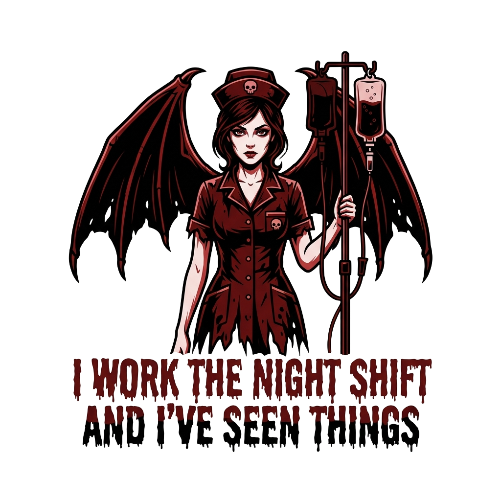 Nurse Night Shift Spooky — art by Bazzai Studio