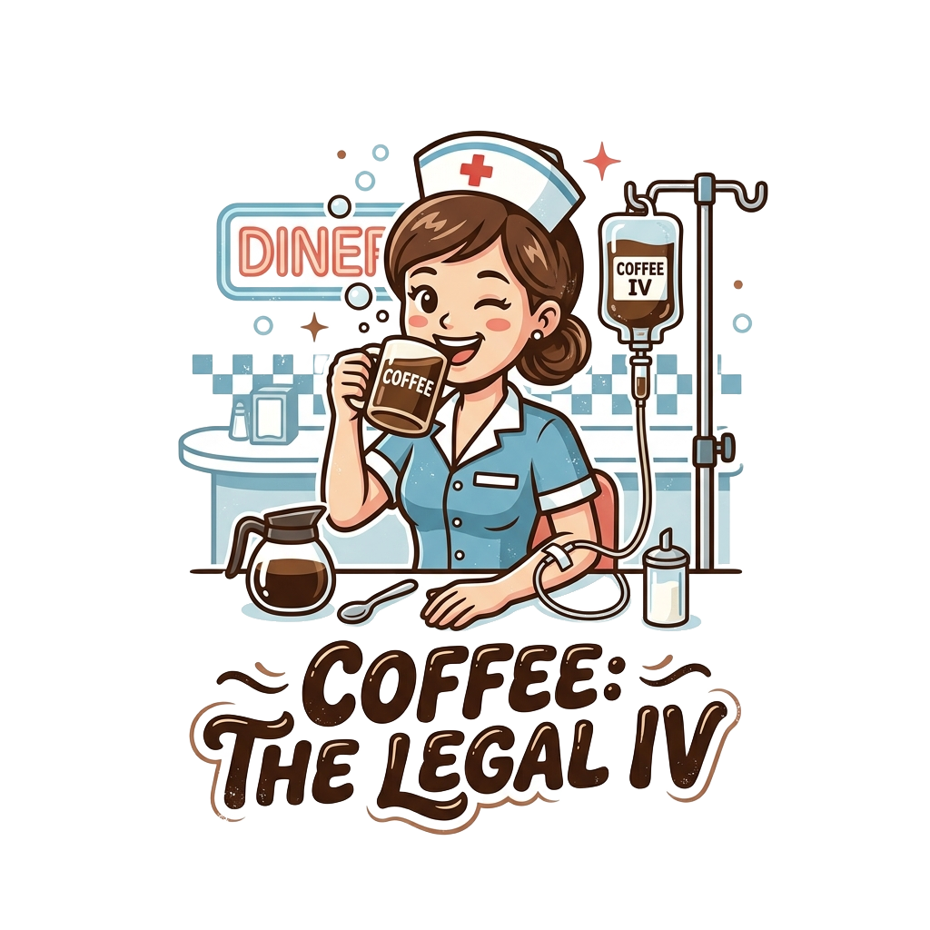Nurse + Coffee — art by Bazzai Studio