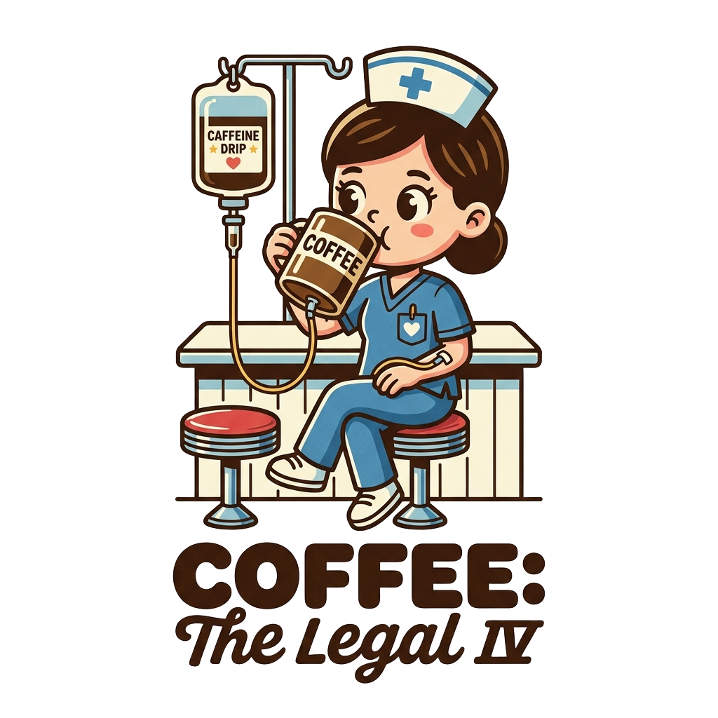 Nurse + Coffee — art by Bazzai Studio