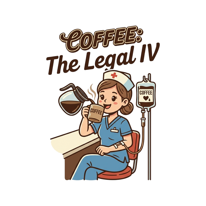 Nurse + Coffee — nurse t-shirt design by Bazzai Studio