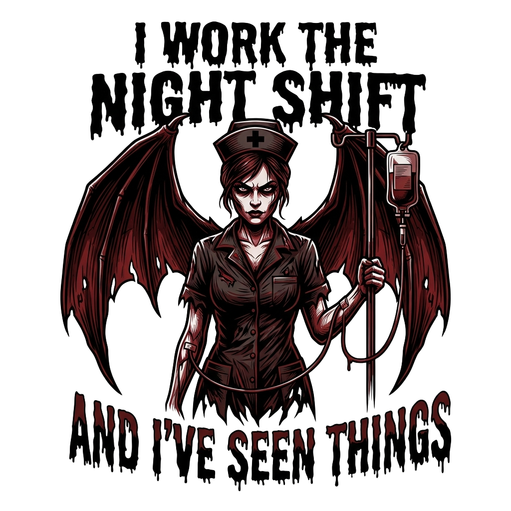 Nurse Night Shift Spooky — art by Bazzai Studio