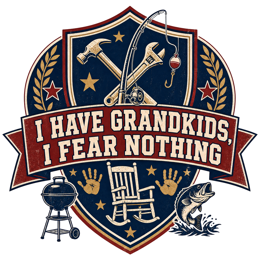 I HAVE GRANDKIDS, I FEAR NOTHING — art by Bazzai Studio