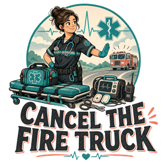 CANCEL THE FIRE TRUCK — art by Bazzai Studio