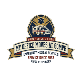 My office moves at 60mph — art by Bazzai Studio