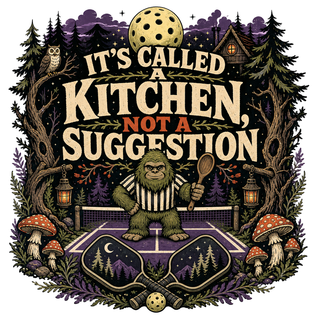 IT'S CALLED A KITCHEN, NOT A SUGGESTION — art by Bazzai Studio