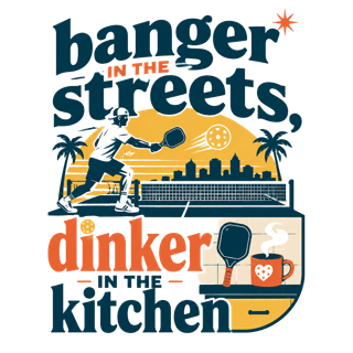 banger in the streets, dinker in the kitchen — art by Bazzai Studio