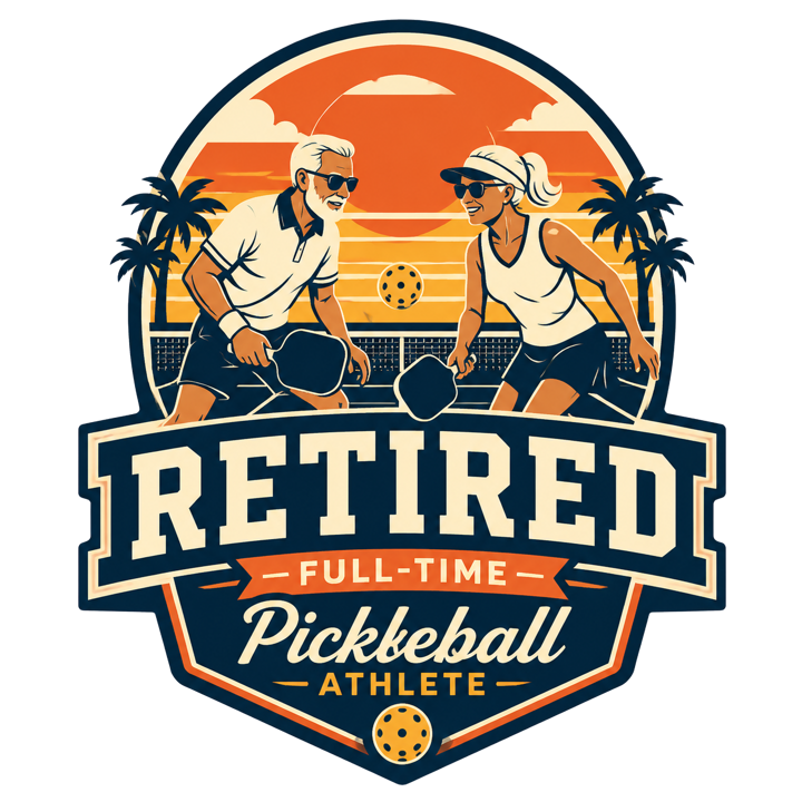 Pickleball Retirement — pickleball t-shirt design by Bazzai Studio