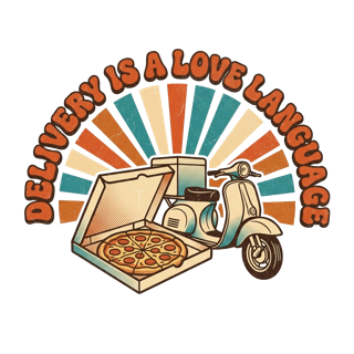 DELIVERY IS A LOVE LANGUAGE — art by Bazzai Studio