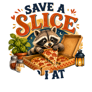 SAVE A SLICE FOR LATER (I WON'T) — art by Bazzai Studio
