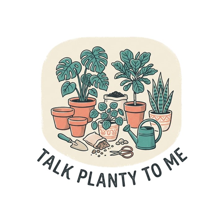 TALK PLANTY TO ME — plant lovers t-shirt design by Bazzai Studio