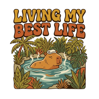 Capybara Chill Vibes — art by Bazzai Studio
