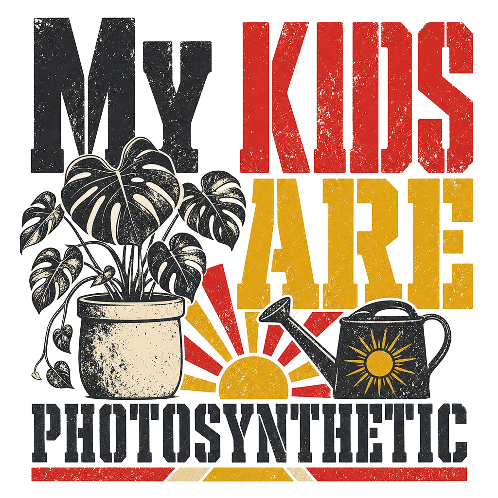 My kids are photosynthetic — art by Bazzai Studio